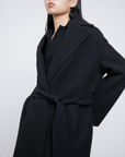 Wool-Cashmere Blend Tailored Coat