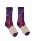 Paisley Jacquard Mid-Calf Socks