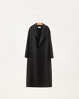 Wool-Cashmere Blend Tailored Coat