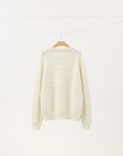 Textured Wool & Alpaca Sweater