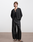 Textured Mulberry Silk Lightweight Outerwear