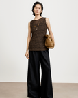 Handcrafted Textured Knit Vest