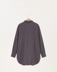 Relaxed Cotton Button-Up Shirt