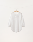 Cotton Lace Back Blouse
