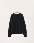 Relaxed Cashmere Blend V-Neck Sweater