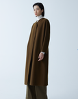 Manteau ceinturé en laine et cachemire