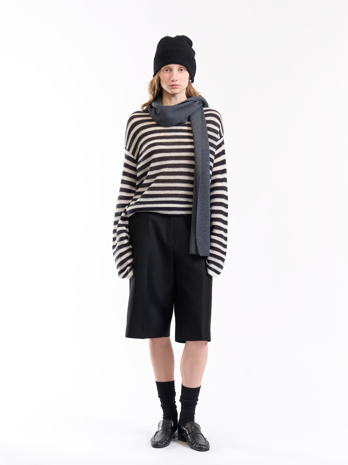 Classic Striped Wool Sweater