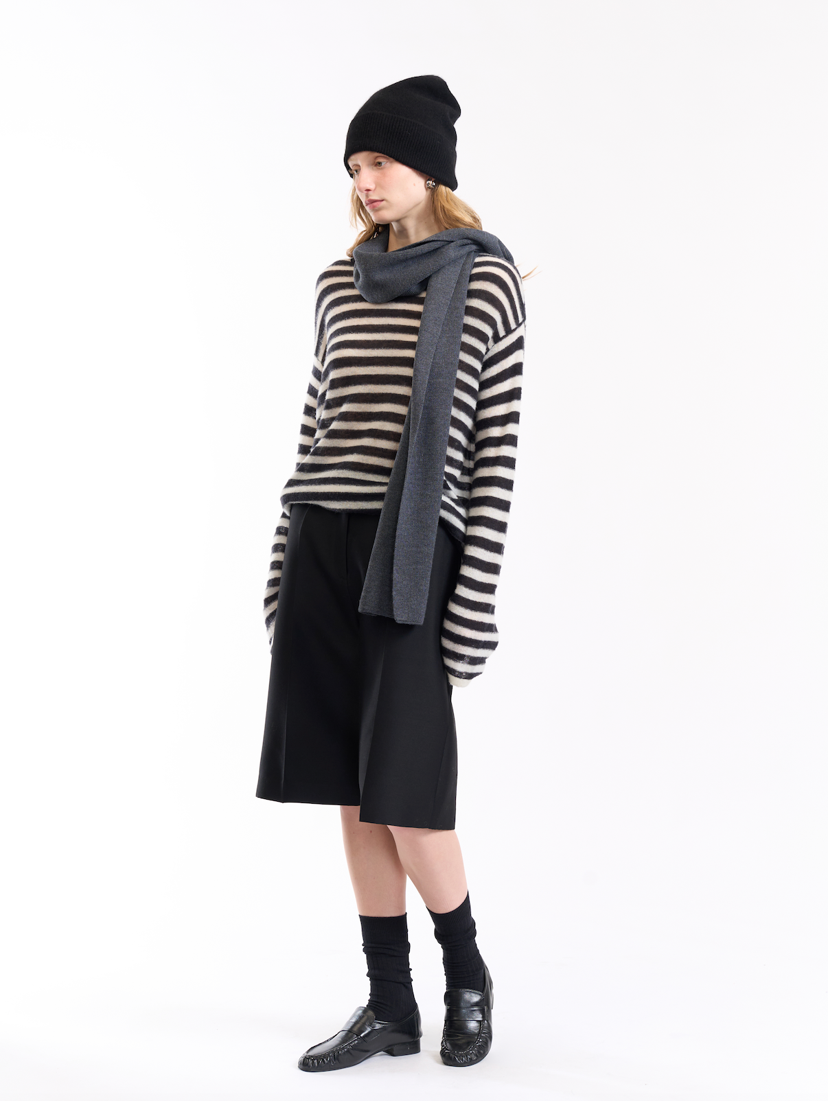 Classic Striped Wool Sweater
