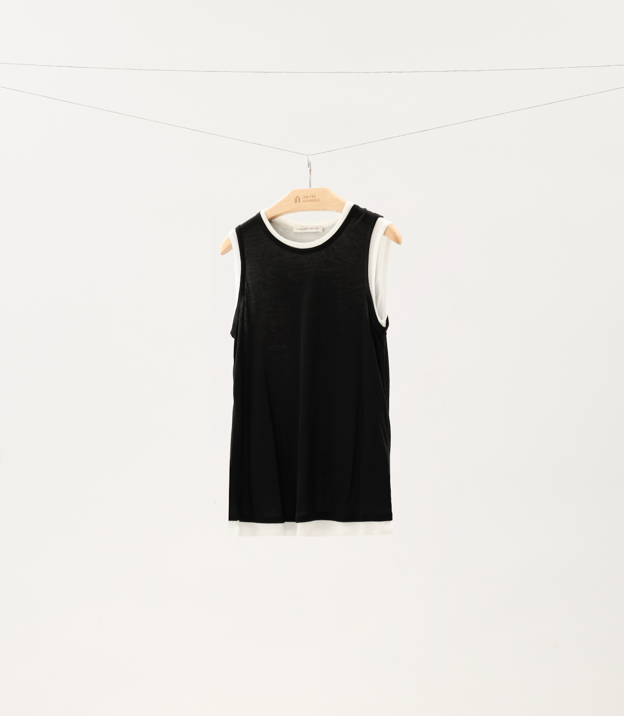 Color-Block Layered Tank Top Set