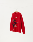 Jacquard Horse Knit Sweater