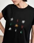 Embroidered Cotton T-Shirt