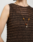 Handcrafted Textured Knit Vest