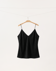 Minimal Silk-Feel Strap Top