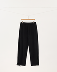 Elastic Waist Tapered Pants