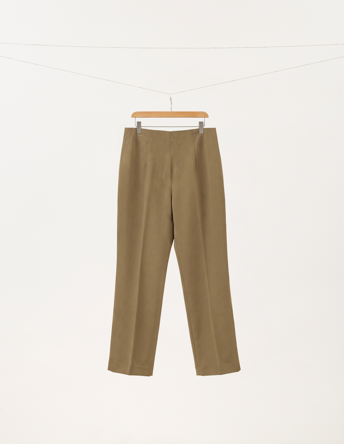 Triacetate Blend Flared Pants