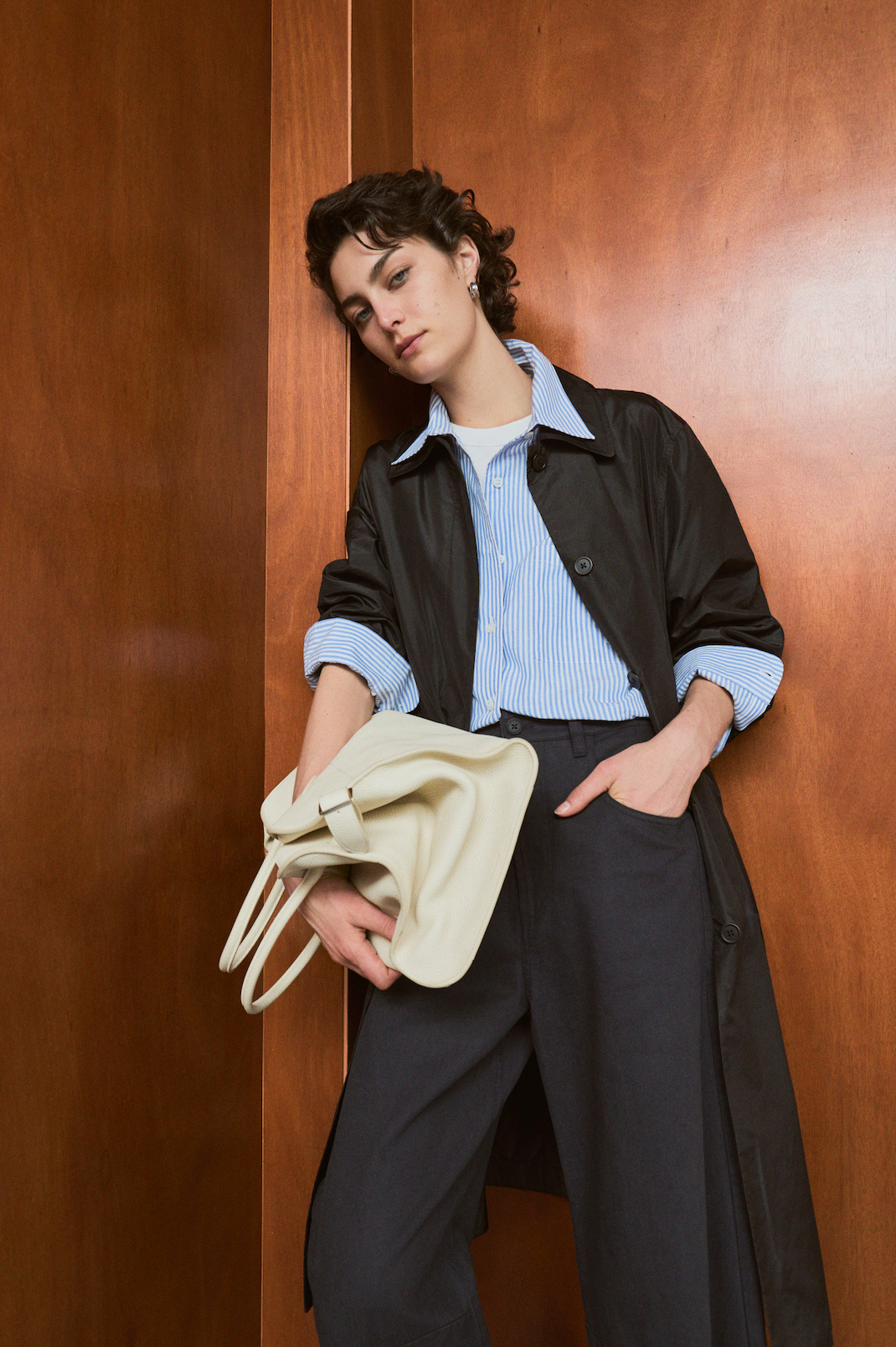Blue Striped Cotton Shirt
