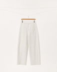 Stretch Brushed Crescent Barrel Trousers