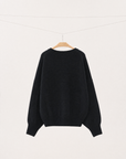 Relaxed Cashmere Blend V-Neck Sweater