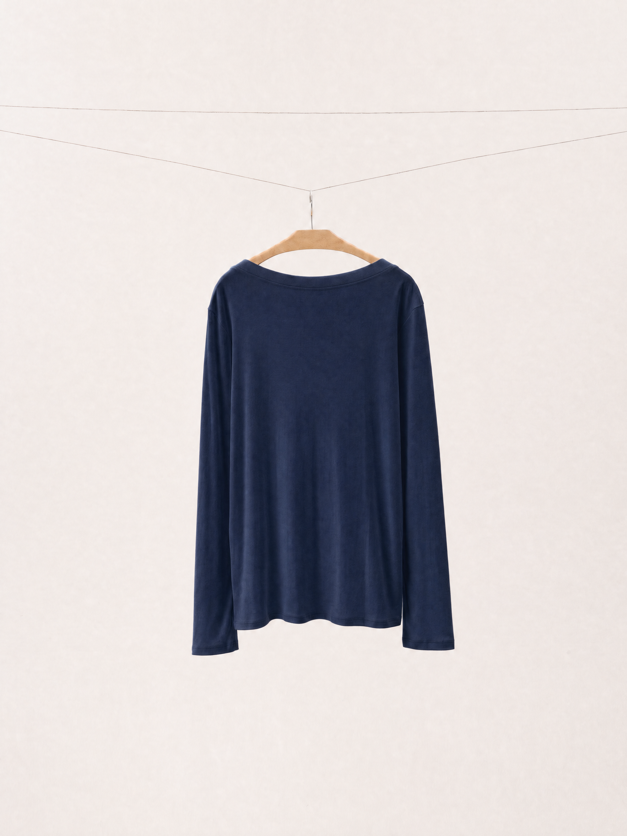 Strong-Twist Cotton Base Layer Top