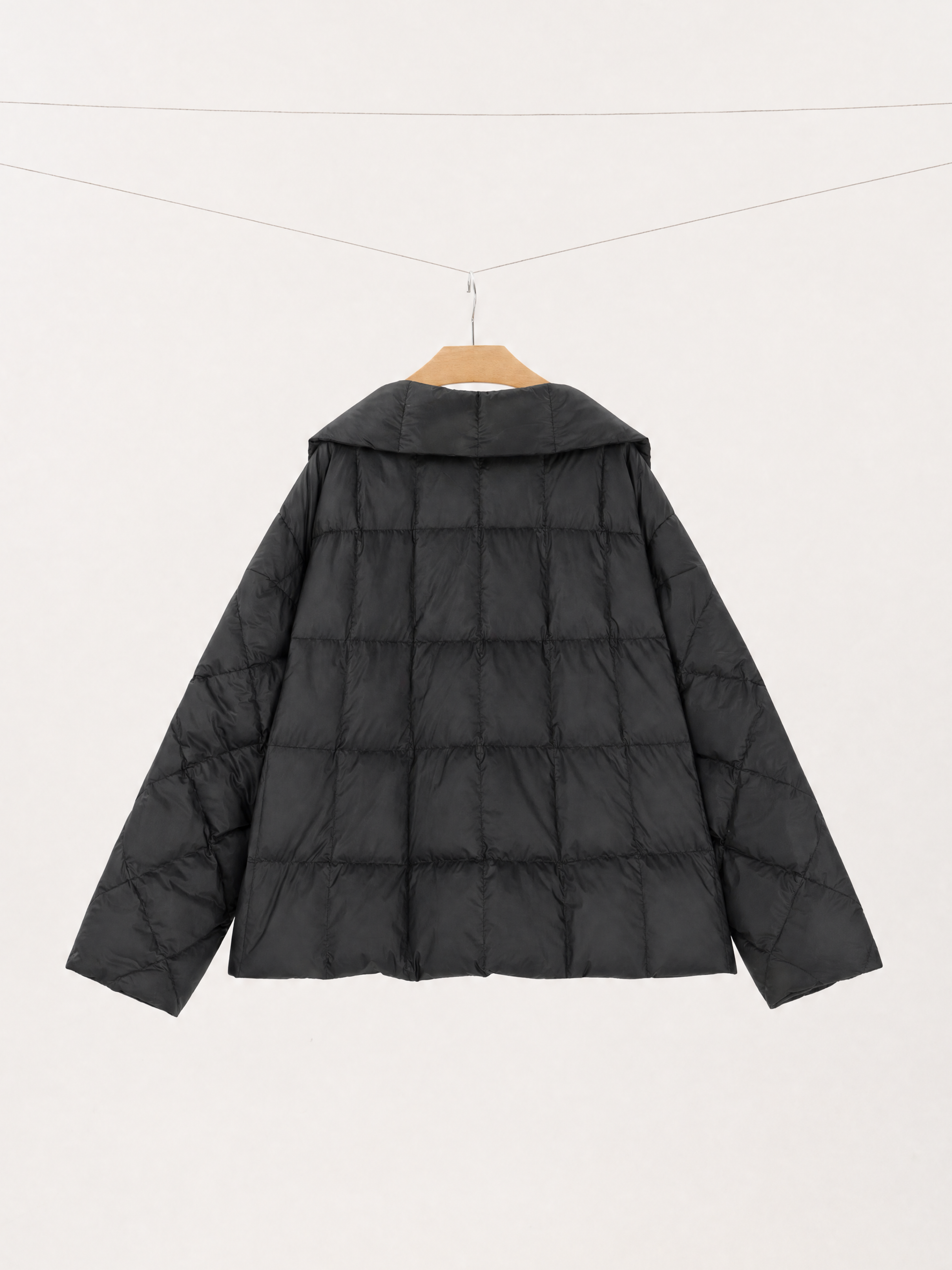 Japanese Textured Nylon Goose Down Puffer Jacket